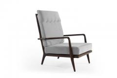 Mel Smilow Highback Walnut Armchair by Mel Smillow 1950s - 579248