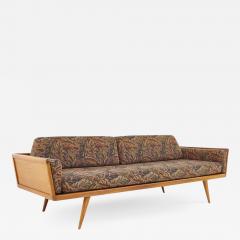 Mel Smilow Mid Century Walnut Gondola Case Sofa - 2584454