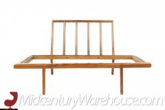 Mel Smilow Mid Century Wide Walnut Lounge Chair Daybed - 2569738