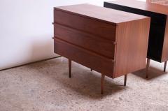 Mel Smilow Pair of Mel Smilow Three Drawer Walnut Chests - 1054522