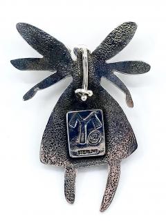 Melanie A Yazzie Bitter Water Girl Pendant Sterling silver designed by Melanie Yazzie Navajo - 877755