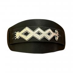 Melanie A Yazzie Contemporary Ketoh leather cuff bracelet - 2574227