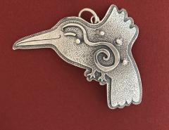 Melanie A Yazzie Hummingbird Pendant - 499527