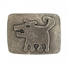 Melanie A Yazzie Sombra Girl Belt Buckle - 496047