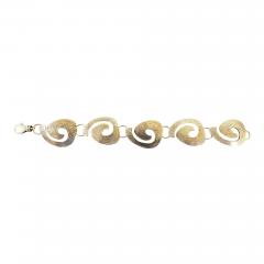 Melanie A Yazzie Swirl link bracelet - 3418917