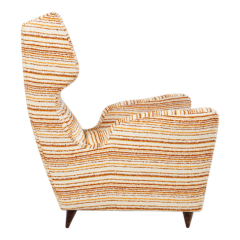 Melchiorre Bega 1940s Melchiorre Bega exceptional pair berg re armchairs Italy - 4093384