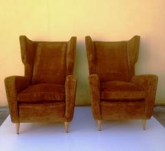 Melchiorre Bega 1940s Pair of M Bega Wings Armchairs - 173047