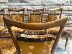 Melchiorre Bega Fabulous Set 6 Italian Melchiorre Bega Dining Chairs Jack Lenor Larsen - 4159956