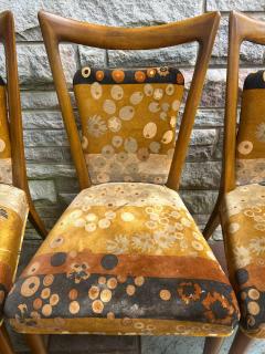 Melchiorre Bega Fabulous Set 6 Italian Melchiorre Bega Dining Chairs Jack Lenor Larsen - 4160000