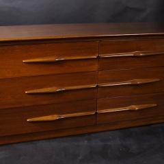 Melchiorre Bega Italian Modern Walnut 6 drawer Dresser Melchiorre Bega - 4604869