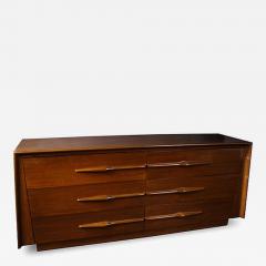 Melchiorre Bega Italian Modern Walnut 6 drawer Dresser Melchiorre Bega - 4648278