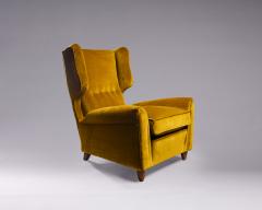 Melchiorre Bega Italian wingback chair of the 1950s attributed to Melchiorre Bega  - 2966319