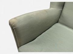 Melchiorre Bega Melchiorre Bega Green Fabric Wood Lounge Chair Italy 1950s - 4433726