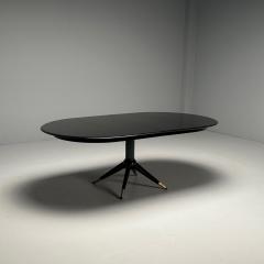 Melchiorre Bega Melchiorre Bega Italian Mid Century Modern Dining Table Table Black Lacquer - 3537982