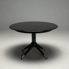 Melchiorre Bega Melchiorre Bega Italian Mid Century Modern Dining Table Table Black Lacquer - 3537984
