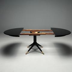 Melchiorre Bega Melchiorre Bega Italian Mid Century Modern Dining Table Table Black Lacquer - 3538005