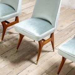 Melchiorre Bega Melchiorre Bega Set of Six Chairs 50s - 3894700