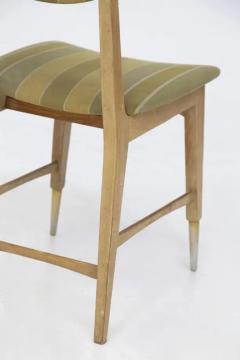 Melchiorre Bega Melchiorre Bega Vintage Wood and Fabric Chairs - 3652769