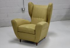 Melchiorre Bega Melchiorre Bega Wingback Lounge Chairs Italy 1950s - 3274359