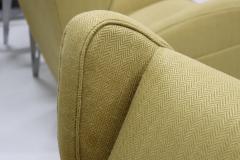 Melchiorre Bega Melchiorre Bega Wingback Lounge Chairs Italy 1950s - 3274367