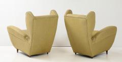 Melchiorre Bega Melchiorre Bega Wingback Lounge Chairs Italy 1950s - 3526792