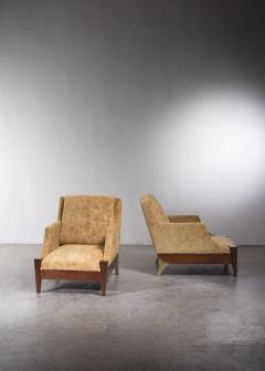Melchiorre Bega Melchiorre Bega pair of lounge chairs - 3071693