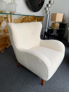 Melchiorre Bega Pair of Italian Armchairs by Melchiorre Bega Italy 1950s - 1565647