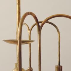 Melchiorre Bega Rare Arch Melchiorre Bega brass ceiling lamp Italy 1939 - 747537