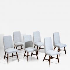 Melchiorre Bega Set of Six Side Chairs attributed to Melchiorre Bega 1898 1976 Italy 1950s - 4545730
