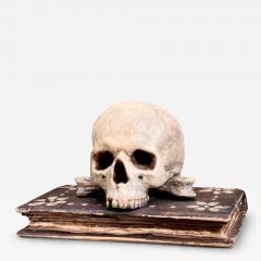 Memento Mori Carved and Polychrome Painted Wood 1780 - 4063444