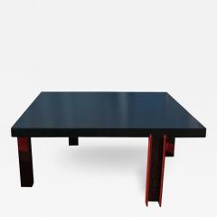 Memphis Style Ebonized Coffee Table - 2625901