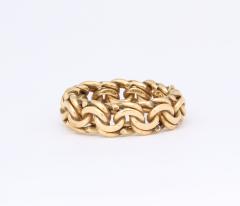 Mens Flexible Chain Gold Ring - 2350714