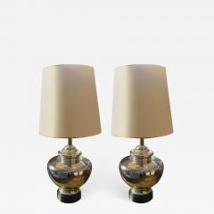 Mercury Pair Spectacular Urn Shaped Pair of Lamps in Good Vintage Condition - 676550