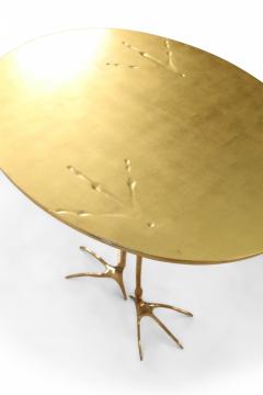 Meret Oppenheim Meret Oppenheim Gilt Metal Bird Foot End Table - 2790147