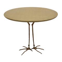 Meret Oppenheim Traccia Bronze and Gold Leaf Italian Table by Meret Oppenheim for Simon Gavina - 1186929