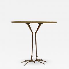 Meret Oppenheim Traccia Bronze and Gold Leaf Italian Table by Meret Oppenheim for Simon Gavina - 1187117