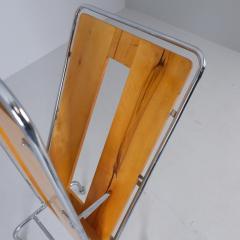 Merivaara Valet Stand Trouser Press in Birch and Tubular Steel Finland 1940s - 4353769