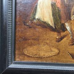 Merry Inn Scene Jan Molenaer 17th century Old Master Painting  - 4601375