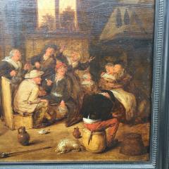 Merry Inn Scene Jan Molenaer 17th century Old Master Painting  - 4601376