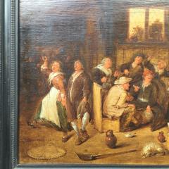 Merry Inn Scene Jan Molenaer 17th century Old Master Painting  - 4601377