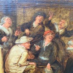 Merry Inn Scene Jan Molenaer 17th century Old Master Painting  - 4601383
