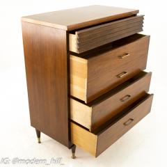 Merton Gershun Merton Gershun Style Bassett Louvered 5 Drawer Highboy Dresser - 1874528