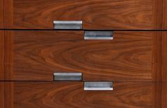 Merton Gershun Merton Gershun Walnut Cane Dresser Bi Folding Doors American of Martinsville - 2415668