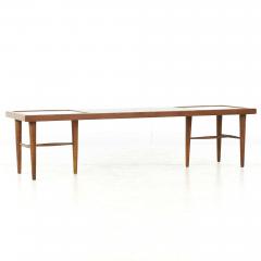 Merton Gershun Merton Gershun for American of Martinsville Mid Century Walnut Coffee Table - 3693322