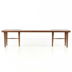 Merton Gershun Merton Gershun for American of Martinsville Mid Century Walnut Coffee Table - 3693323