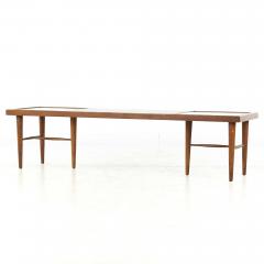 Merton Gershun Merton Gershun for American of Martinsville Mid Century Walnut Coffee Table - 3693324