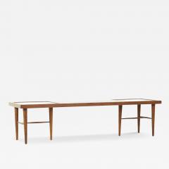 Merton Gershun Merton Gershun for American of Martinsville Mid Century Walnut Coffee Table - 3742789