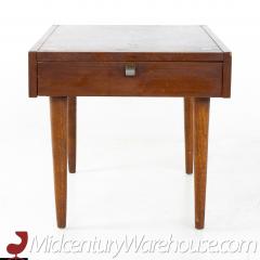 Merton Gershun Merton Gershun for American of Martinsville X Inlaid Walnut Side End Table - 2581101