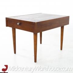 Merton Gershun Merton Gershun for American of Martinsville X Inlaid Walnut Side End Table - 2581102