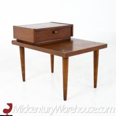 Merton Gershun Merton Gershun for American of Martinsville X Inlaid Walnut Side End Table - 2581108